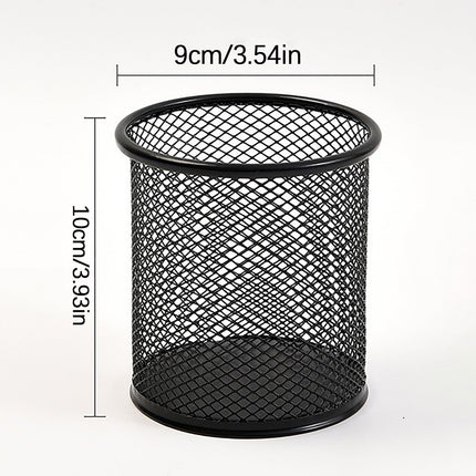 Darzheoy Pen Holder Mesh Pencil Holder Metal Pencil Holders Pen Organizer for Desk Office Pencil Holders, Back to Sch-ool Supplies A.