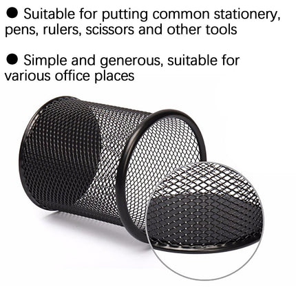 Darzheoy Pen Holder Mesh Pencil Holder Metal Pencil Holders Pen Organizer for Desk Office Pencil Holders, Back to Sch-ool Supplies A.