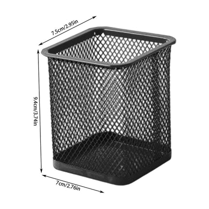 Darzheoy Pen Holder Mesh Pencil Holder Metal Pencil Holders Pen Organizer for Desk Office Pencil Holders, Back to Sch-ool Supplies D.