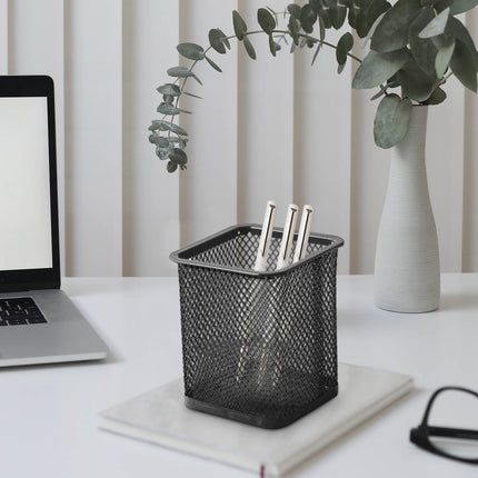 Darzheoy Pen Holder Mesh Pencil Holder Metal Pencil Holders Pen Organizer for Desk Office Pencil Holders, Back to Sch-ool Supplies D.