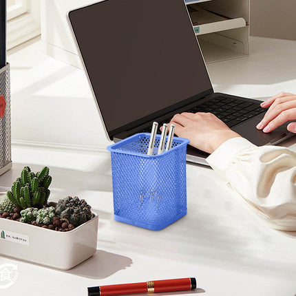Darzheoy Pen Holder Mesh Pencil Holder Metal Pencil Holders Pen Organizer for Desk Office Pencil Holders, Back to Sch-ool Supplies E.