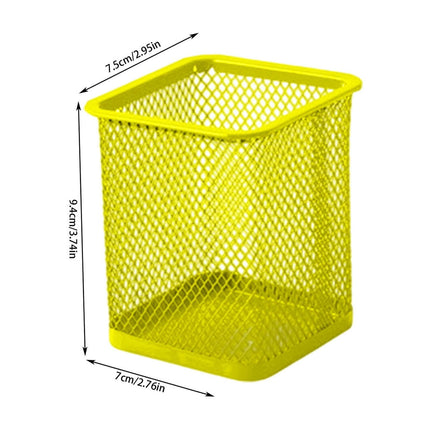 Darzheoy Pen Holder Mesh Pencil Holder Metal Pencil Holders Pen Organizer for Desk Office Pencil Holders, Back to Sch-ool Supplies F.