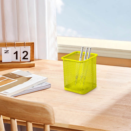 Darzheoy Pen Holder Mesh Pencil Holder Metal Pencil Holders Pen Organizer for Desk Office Pencil Holders, Back to Sch-ool Supplies F.