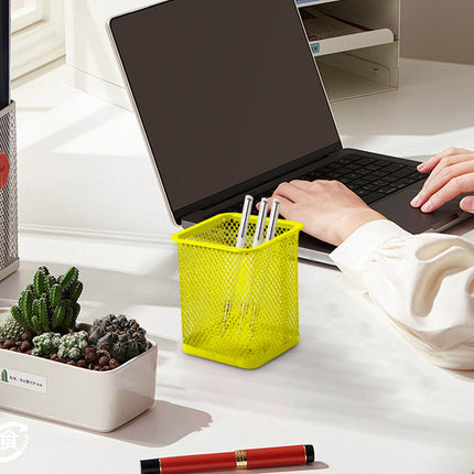 Darzheoy Pen Holder Mesh Pencil Holder Metal Pencil Holders Pen Organizer for Desk Office Pencil Holders, Back to Sch-ool Supplies F.