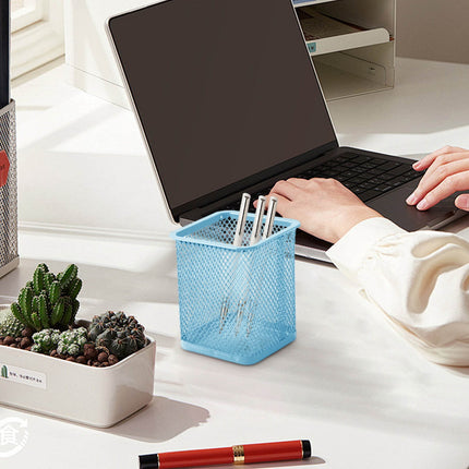 Darzheoy Pen Holder Mesh Pencil Holder Metal Pencil Holders Pen Organizer for Desk Office Pencil Holders, Back to Sch-ool Supplies G.