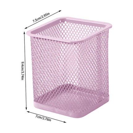 Darzheoy Pen Holder Mesh Pencil Holder Metal Pencil Holders Pen Organizer for Desk Office Pencil Holders, Back to Sch-ool Supplies H.