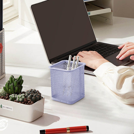 Darzheoy Pen Holder Mesh Pencil Holder Metal Pencil Holders Pen Organizer for Desk Office Pencil Holders, Back to Sch-ool Supplies I.