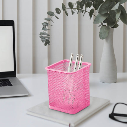 Darzheoy Pen Holder Mesh Pencil Holder Metal Pencil Holders Pen Organizer for Desk Office Pencil Holders, Back to Sch-ool Supplies J.