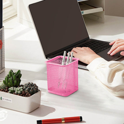 Darzheoy Pen Holder Mesh Pencil Holder Metal Pencil Holders Pen Organizer for Desk Office Pencil Holders, Back to Sch-ool Supplies J.