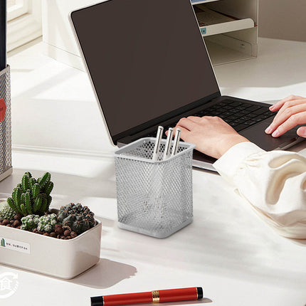 Darzheoy Pen Holder Mesh Pencil Holder Metal Pencil Holders Pen Organizer for Desk Office Pencil Holders, Back to Sch-ool Supplies K.