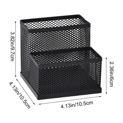 Darzheoy Pen Holder Mesh Pencil Holder Metal Pencil Holders Pen Organizer for Desk Office Pencil Holders, Back to Sch-ool Supplies L.