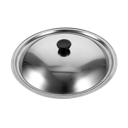 HOOWIFFY Stainless Steel Pot Lid for Kitchen Easy Clean Universal Pan Cover with Sturdy Handle 11.8 Inches Silver.