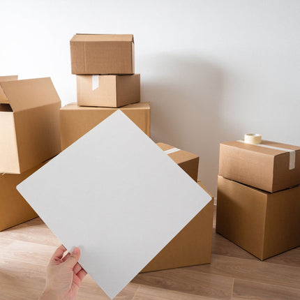 HOOWIFFY White Cardboard Sheets for Mailing, Crafting, Projects, Home Use, Lightweight and Material.