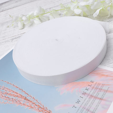 HOOWIFFY White Sewing Basting Tape for Elastic Band, 1 Roll - and Easy to Use Sewing Accessory.