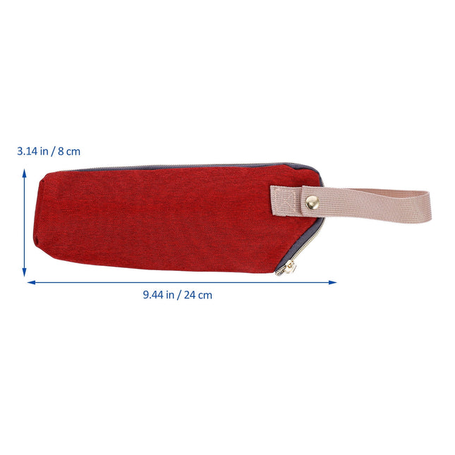 HOOWIFFY Insulated Bottle Bag Red - Keeps for Hours, Portable Baby Bottle Cooler Tote.