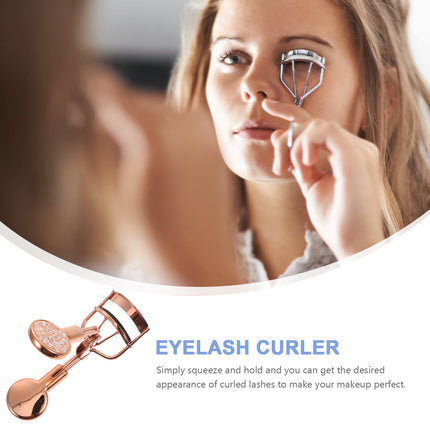 HOOWIFFY Rose Eyelash Curler Stainless Steel Lash Curler for Beautiful Eye Makeup.