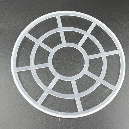 HOOWIFFY White Petticoat Hoop Underskirt for Skirt Support, 12 Sets, Lightweight Pannier for Dress and Costume.