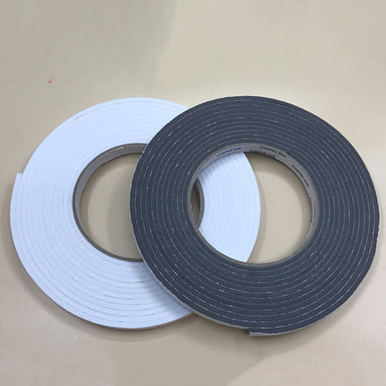 HOOWIFFY Strong Double-Sided Removable Adhesive Tape Black Plastic for Home Use and Projects.