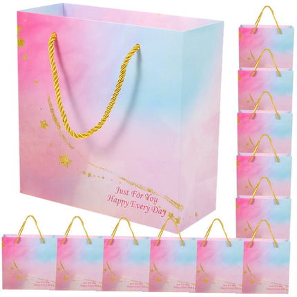 HOOWIFFY Elegant Pink Wedding Goodies Bags for Various Occasions 12Pcs.