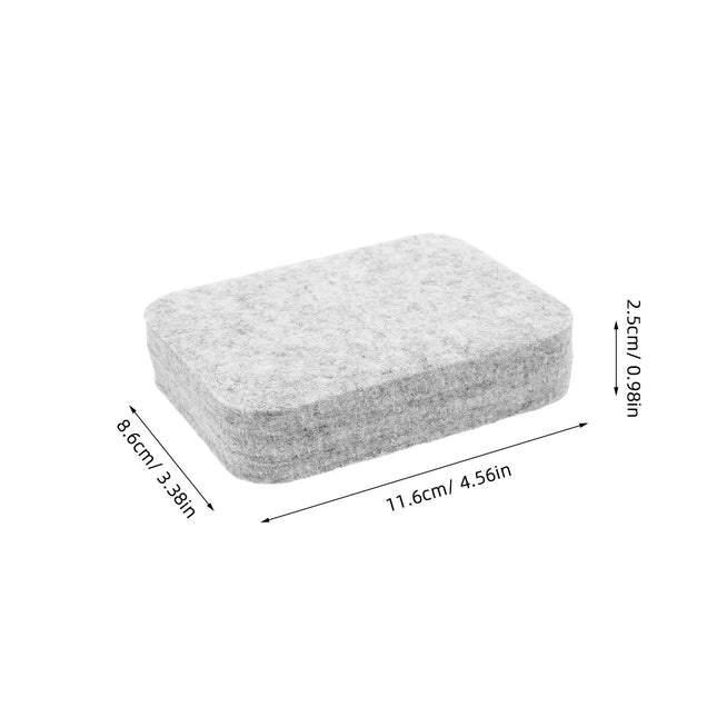HOOWIFFY High Density Grey Needle Felting Cushion with Wool Material for Home and Studio.