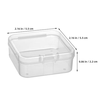 HOOWIFFY 55Pcs Small Storage Box Plastic Containers with Lids.