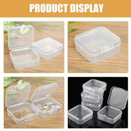 HOOWIFFY 55Pcs Small Storage Box Plastic Containers with Lids.