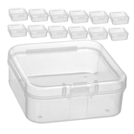 HOOWIFFY 55Pcs Small Storage Box Plastic Containers with Lids.