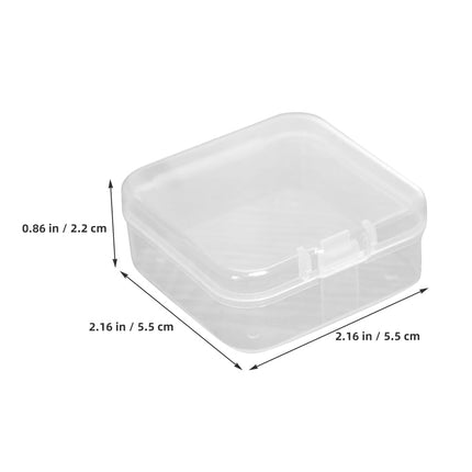 HOOWIFFY 55Pcs Small Storage Box Plastic Containers with Lids.