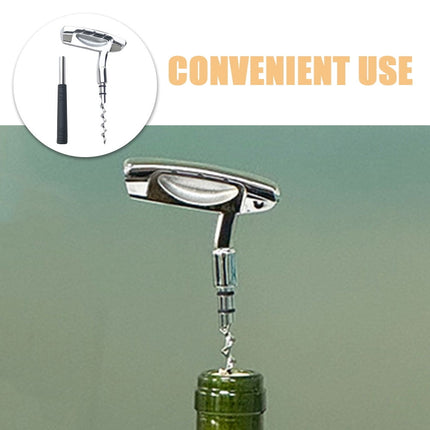 HOOWIFFY Multifunctional Bar Bottle Opener Crafted from Zinc Alloy for Wine and Soda Bottles.