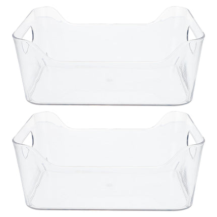 HOOWIFFY Clear Pet Fridge Organizers, Odorless and , Perfect for Vegetables and More, 2Pcs.