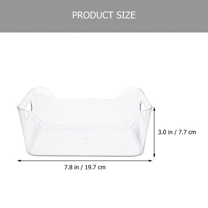 HOOWIFFY Clear Pet Fridge Organizers, Odorless and , Perfect for Vegetables and More, 2Pcs.