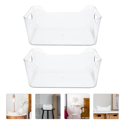 HOOWIFFY Clear Pet Fridge Organizers, Odorless and , Perfect for Vegetables and More, 2Pcs.