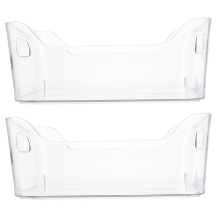 HOOWIFFY Clear Pet Fridge Organizers, Odorless and , Perfect for Vegetables and More, 2Pcs.