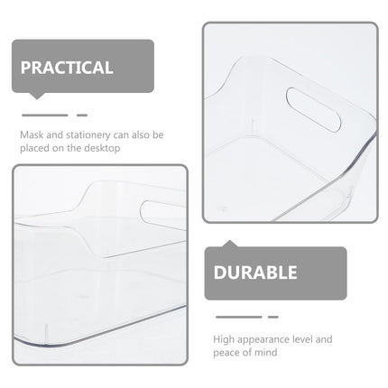 HOOWIFFY Clear Pet Fridge Organizers, Odorless and , Perfect for Vegetables and More, 2Pcs.