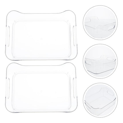 HOOWIFFY Clear Pet Fridge Organizers, Odorless and , Perfect for Vegetables and More, 2Pcs.