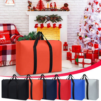 Up to 50% off ! Lksixu Christmas Tree Storage Bag, Fits up to 5'-6' Slim Small Artificial Trees. Tall Disassembled Holiday Tree, Heavy Duty Storage Container. Dark blue.