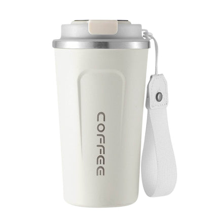 Chmadoxn Stainless Steel Vacuum Insulated - Coffee Travel Mug Spill Proof with Lid - Coffee Cups for Keep Hot/Ice Coffee,Tea and Beer White.