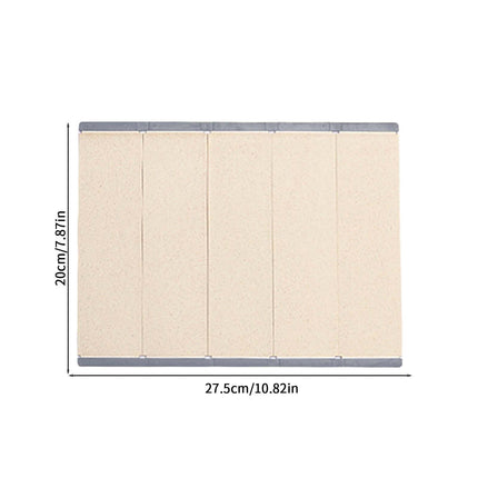 Chmadoxn Plastic Cutting Boards for Kitchen Dishwasher Safe, Double-sided Design Extra Large Cutting Board for Meat , Easy Grip Handle, Non-Slip, with Grinding Area 7.87×10.8 in Gray.