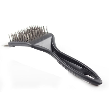 Chmadoxn Stainless Steel Grill Cleaning Brush, Wire Brush, Grill Brush Cleaner Tool with Scraper and Wire Brush for Gas, Electric, Charcoal Grill, BBQ Grill, r, Grill Grate.