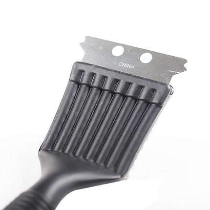 Chmadoxn Stainless Steel Grill Cleaning Brush, Wire Brush, Grill Brush Cleaner Tool with Scraper and Wire Brush for Gas, Electric, Charcoal Grill, BBQ Grill, r, Grill Grate.