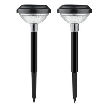 Darzheoy Solar Outdoor Lights, Solar Pathway Lights Outdoor, Solar Powered Garden Yard Lights for Walkway Sidewalk Driveway, Maintain 10 Hours of Lighting (2 Pack) 2 Pack Black.