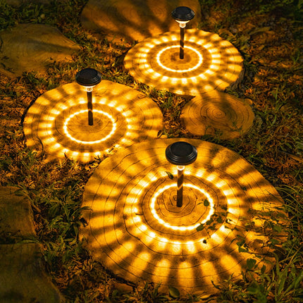 Darzheoy Solar Outdoor Lights, Solar Pathway Lights Outdoor, Solar Powered Garden Yard Lights for Walkway Sidewalk Driveway, Maintain 10 Hours of Lighting (2 Pack) 2 Pack Black.