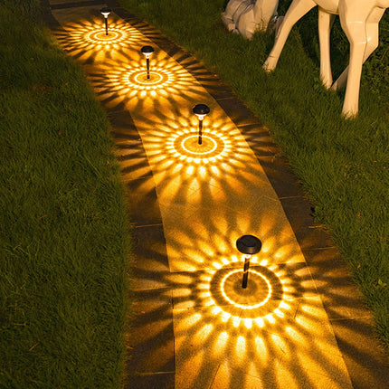 Darzheoy Solar Outdoor Lights, Solar Pathway Lights Outdoor, Solar Powered Garden Yard Lights for Walkway Sidewalk Driveway, Maintain 10 Hours of Lighting (2 Pack) 2 Pack Black.