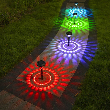 Darzheoy Solar Outdoor Lights, Solar Pathway Lights Outdoor, Solar Powered Garden Yard Lights for Walkway Sidewalk Driveway, Maintain 10 Hours of Lighting (2 Pack) 2 Pack Black.
