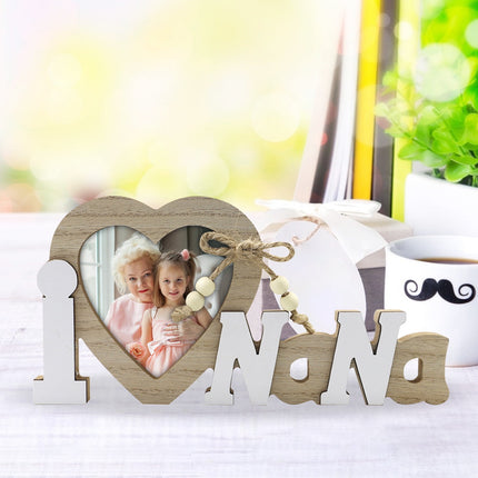 Chmadoxn Mr & Mrs Love Picture Frame for Wedding,Wooden Heart Shape Wedding Decor for Reception, Ceremony and Anniversary Party Valentine'S Day Valentines Day Gifts As Show G.