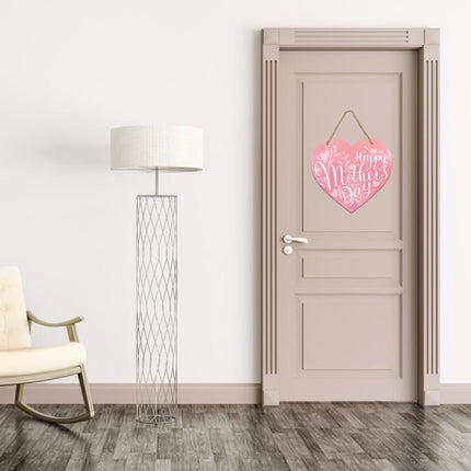 Mothers Day Gifts Chmadoxn Mothers Day Gifts for Mom Front Door Welcome Sign - Heart-Shaped Happy Mother'S Day Sign Mothers Day Decorations P.