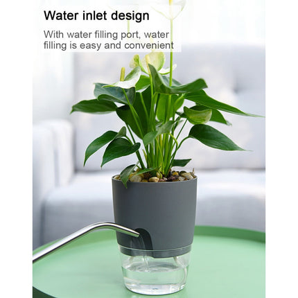 Darzheoy Self Watering Planter, 4 Inch Self Watering Pots for Indoor Plants, Self Watering Planters with Wick Rope for All House Herbs, Plants, Violets and Dahlias White.