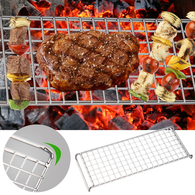 Chmadoxn Cooling Rack, Stainless Steel Mini Cooling Rack for Baking, 9.4×3.5×0.8 inch, Metal Cake Rack, Cooling Rack for Small Baking Trays and Toasters, Non-Toxic & Rustproof.