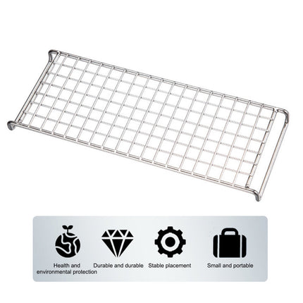 Chmadoxn Cooling Rack, Stainless Steel Mini Cooling Rack for Baking, 9.4×3.5×0.8 inch, Metal Cake Rack, Cooling Rack for Small Baking Trays and Toasters, Non-Toxic & Rustproof.