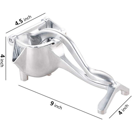 Chmadoxn Extra Large Lemon Squeezer Stainless Steel - Easy Squeeze Heavy Duty Lemon Juicer Hand Press - Ergonomic Citrus Squeezer & Fruit Juicer for Small Oranges, Lemon & Limes (7.9×1.2 inch) As Show D.